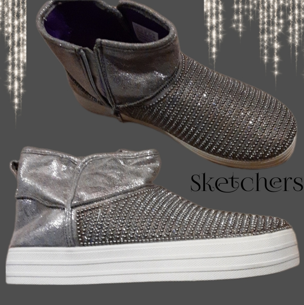 🆕️Sketchers Rhinestone Slip-On Booties